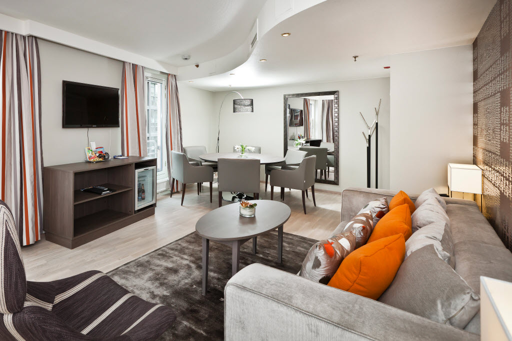 Lounge i Master Suite, Scandic Victoria Oslo